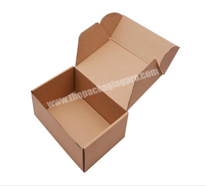 Corrugated aircraft kraft box shipping mailer box clothes packaging box in stock