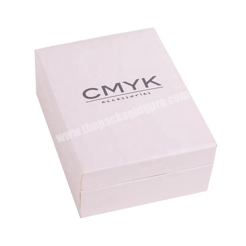 CMYK  logo luxury cardboard foam insert paper jewelry box for gift
