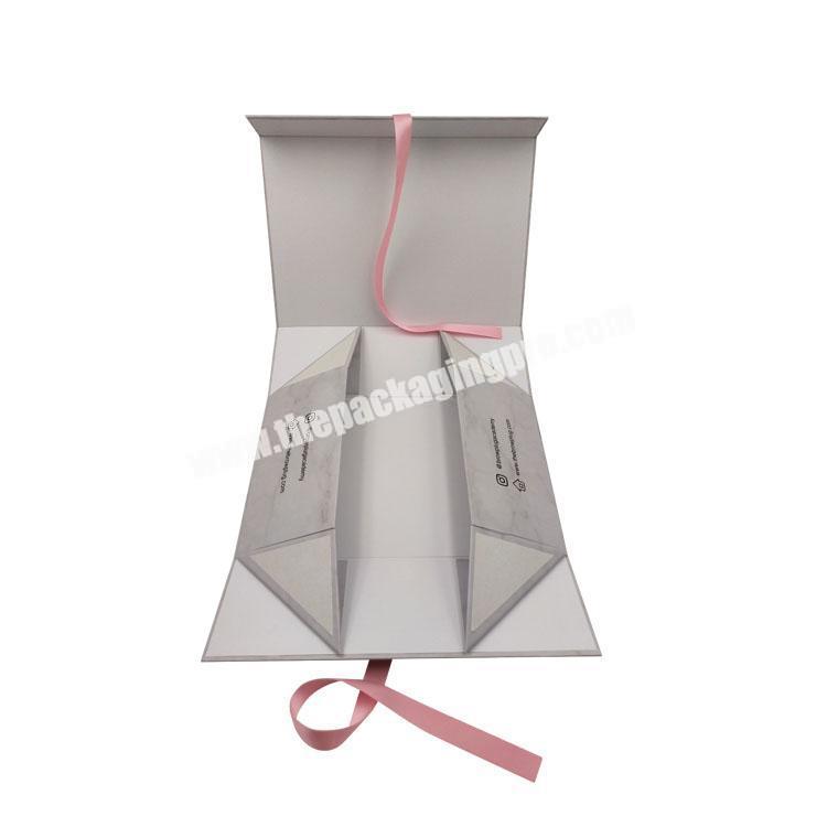 Handmade folding boxes rigid box Christmas gift box packaging for cosmetic makeup