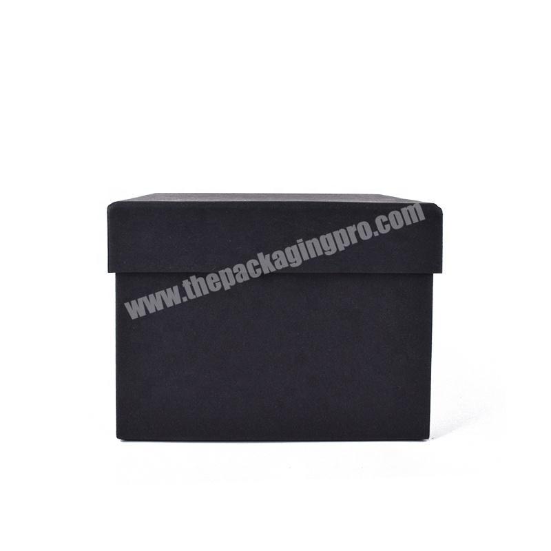 top open cover support customized big size square shape recycle eco friendly cheap flat kraft paper packaging box