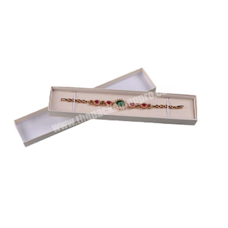 Wholesale luxury fashion custom logo white packaging paper jewelry gift box