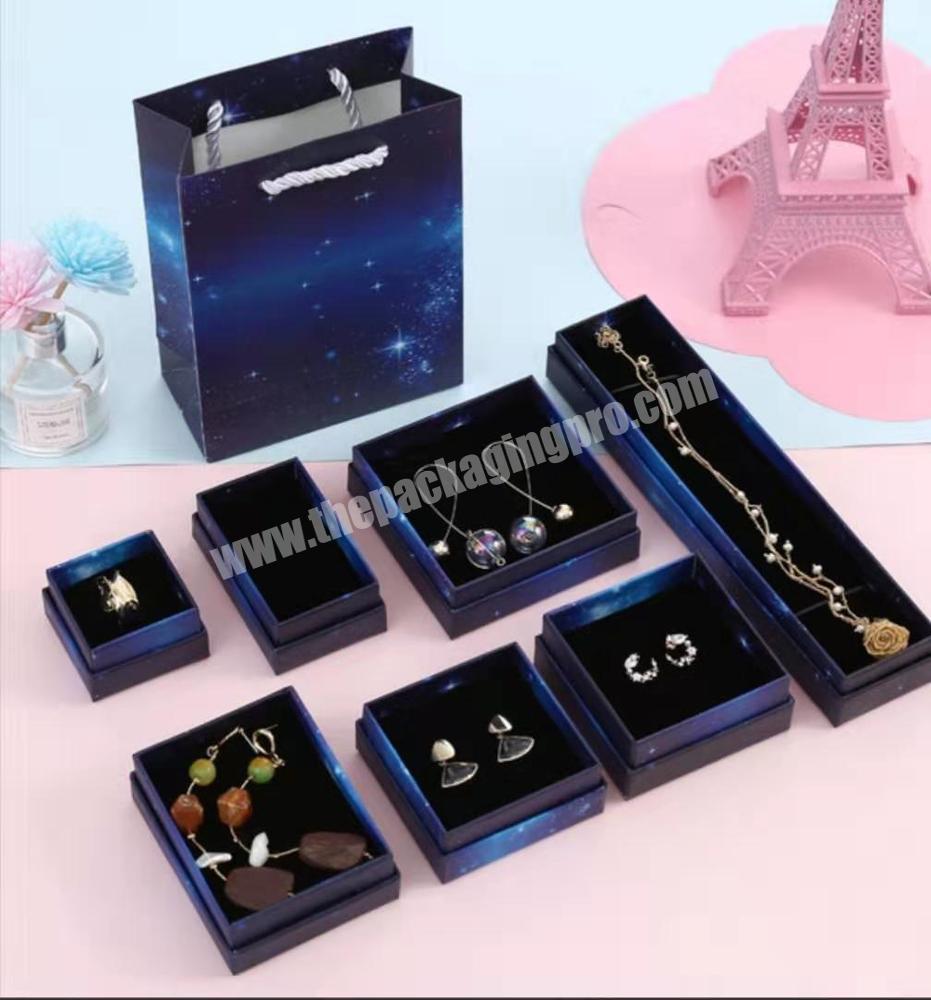 China supplier wholesale  paper box for gift jewelry packaging with small MOQ