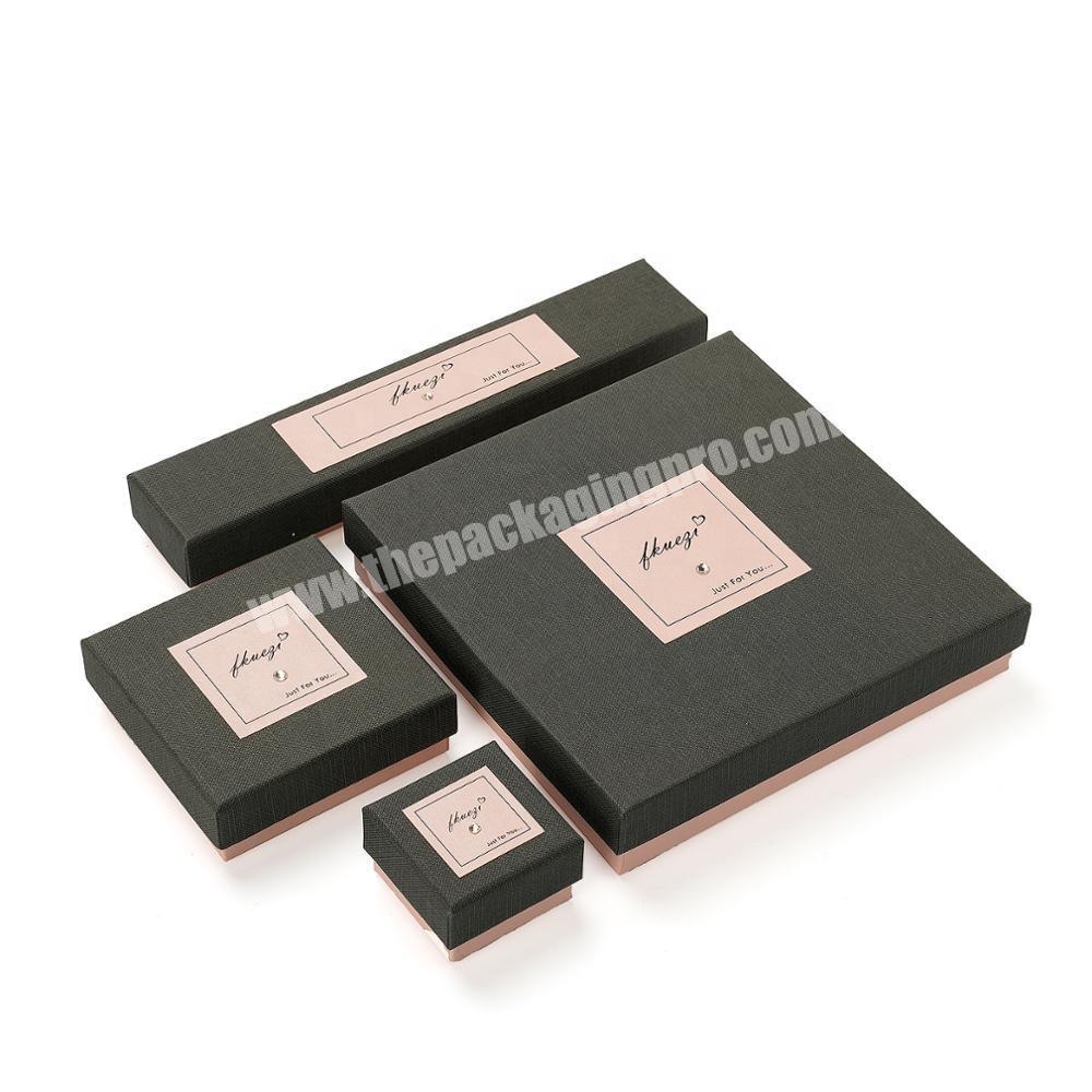 Custom new high quality fancy paper jewelry packaging box for gift