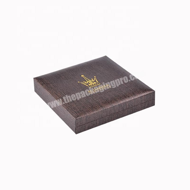 wholesale custom high-end mixed material jewelry box packaging with logo