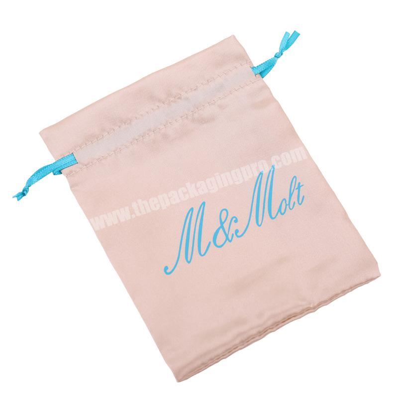 custom satin bags hair weave packaging bag silk bags for hair extensions