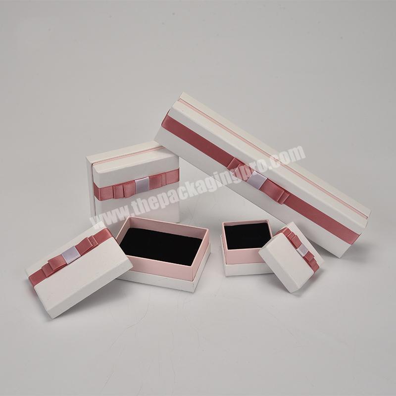 China Suppliers Custom Logo Printed Ring Earring Necklace Packaging Jewellery Box