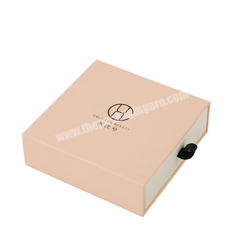 Hot sale custom logo wholesale cardboard paper drawer box sliding drawer box for jewelry packaging