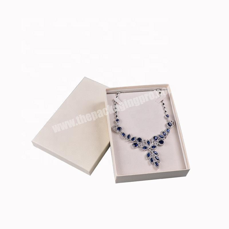 Great material Paper Necklace Jewelry Packaging Gift boxes