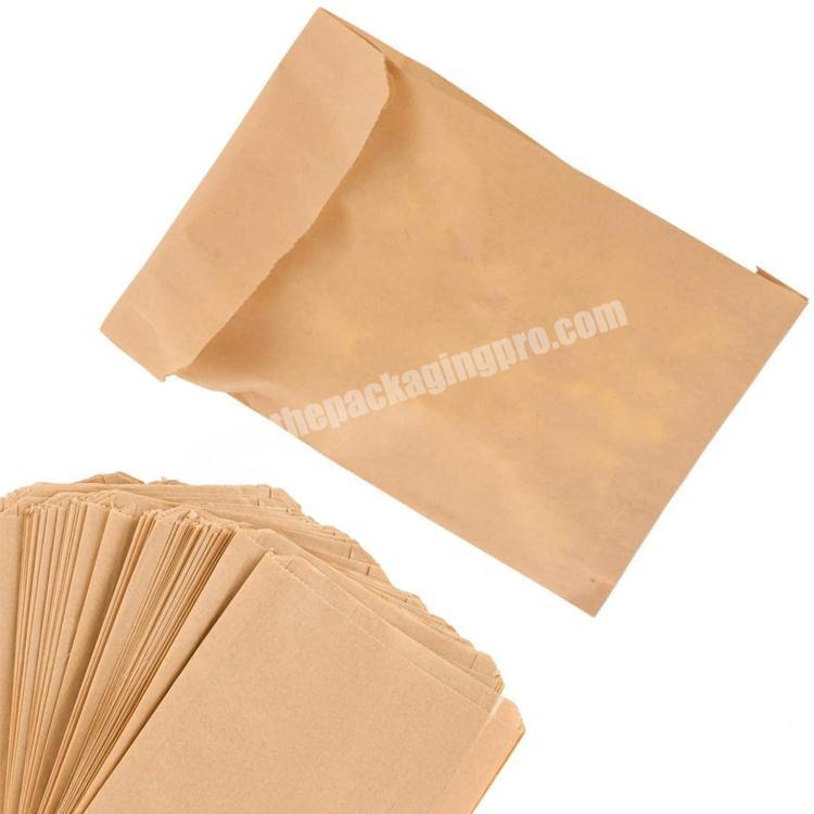 Wholesale Eco Friendly Die Cut Handle Bags Durable Gift Packaging Brown Food Kraft Paper Bag