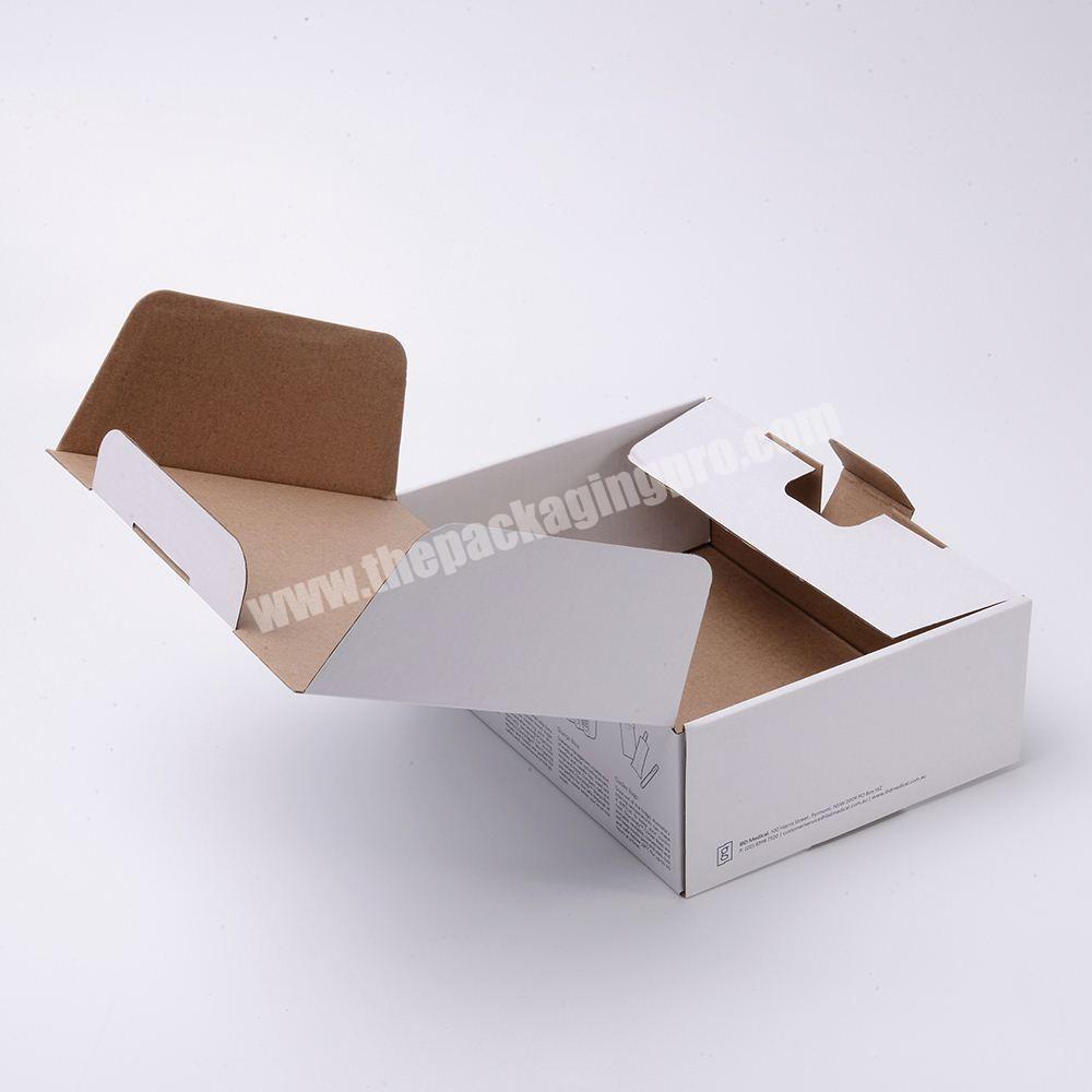 Custom White Brown Mailing Box Packaging Boxes