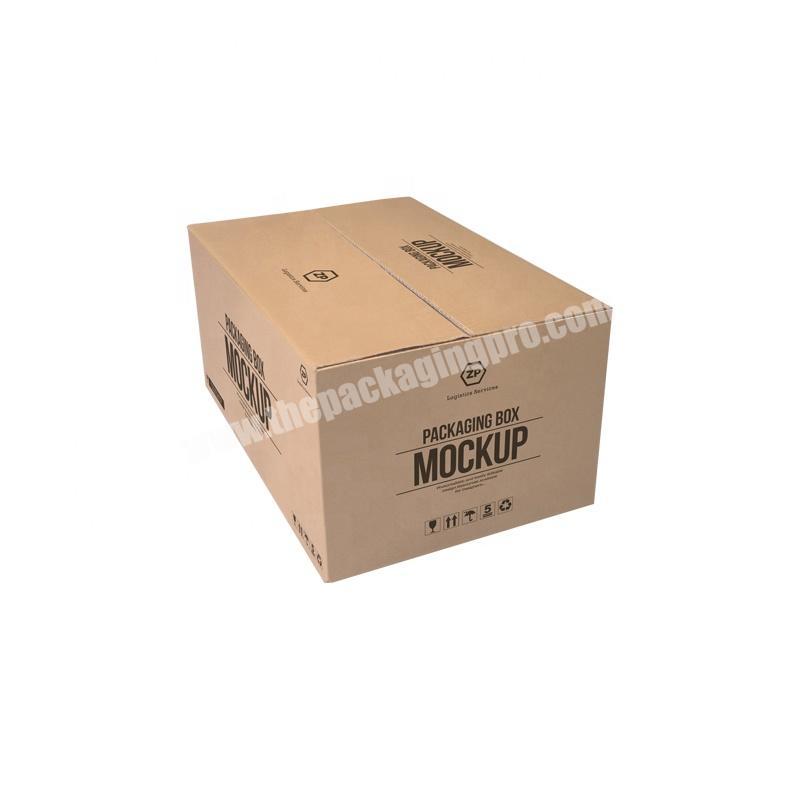Shanghai Manufacture Recycle Foldable Ecofriendly Corrugated Box Customized Cardboard Packaging
