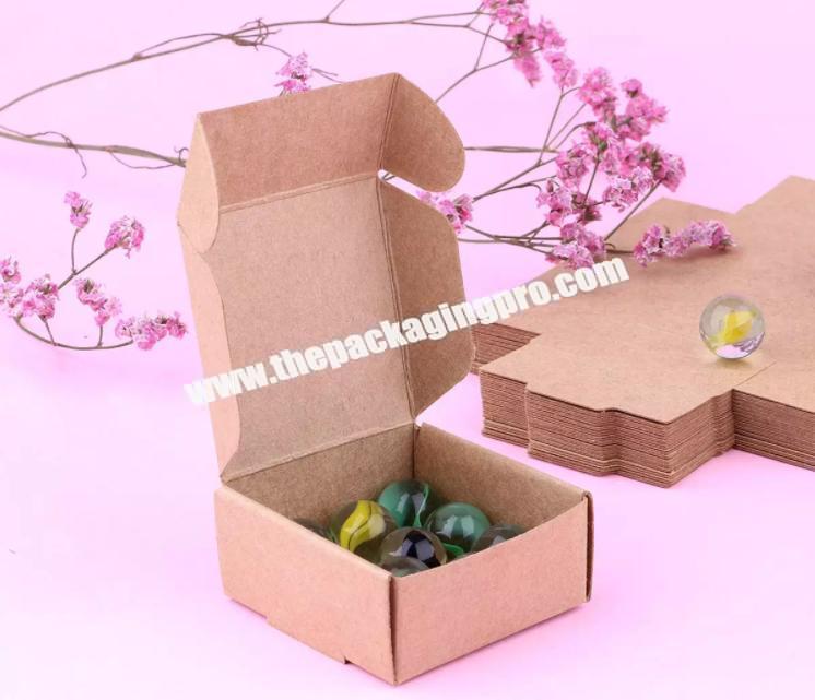 Wholesale  Custom recycled kraft corrugated paper box with print