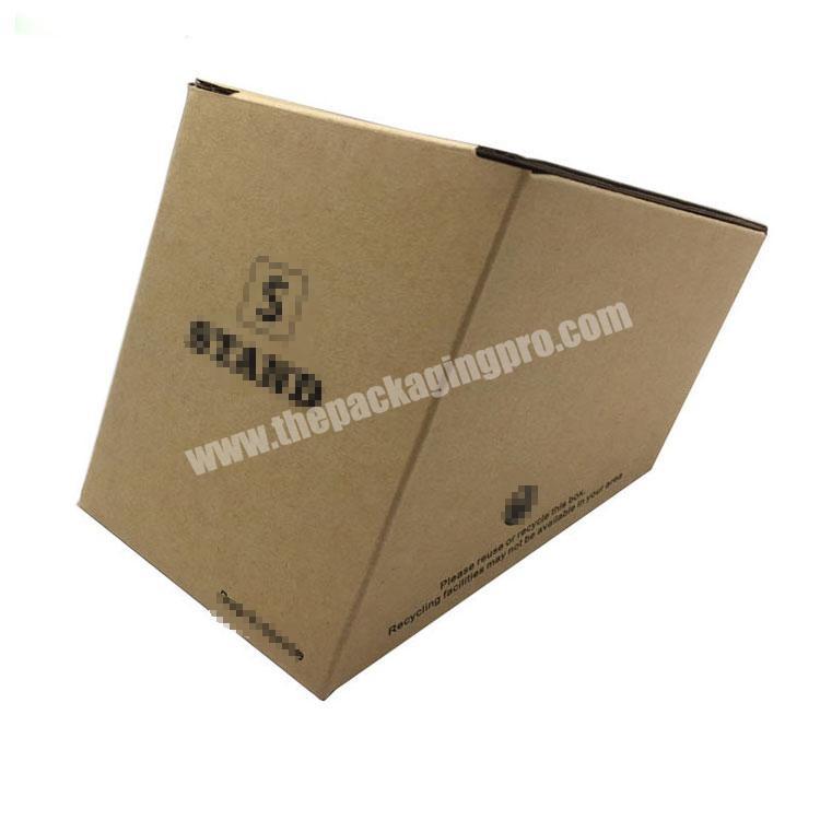 Custom shaped box printed cardboard transport carton kraft paper corrugated carton