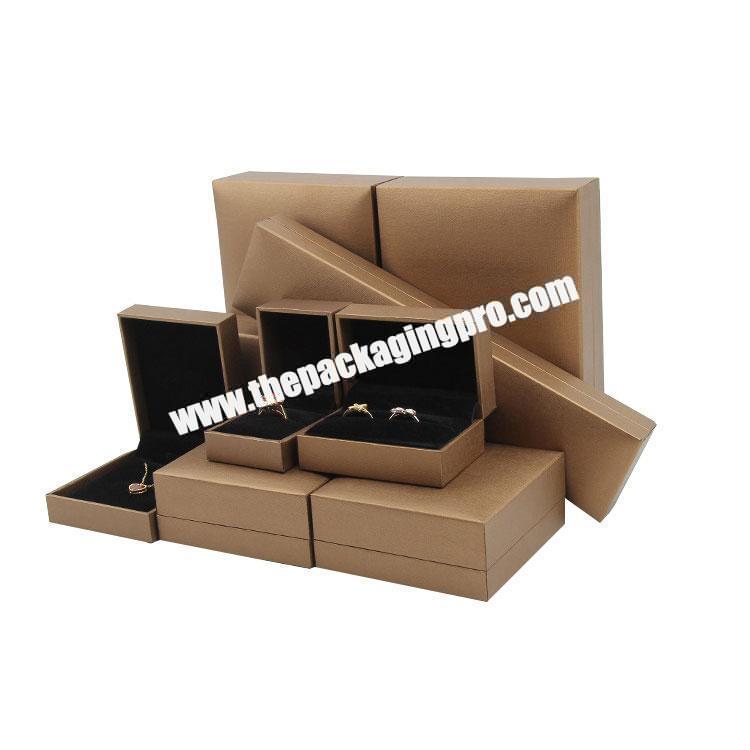 High quality Carton Jewelry Wholesale Pack Gift Box Custom logo material