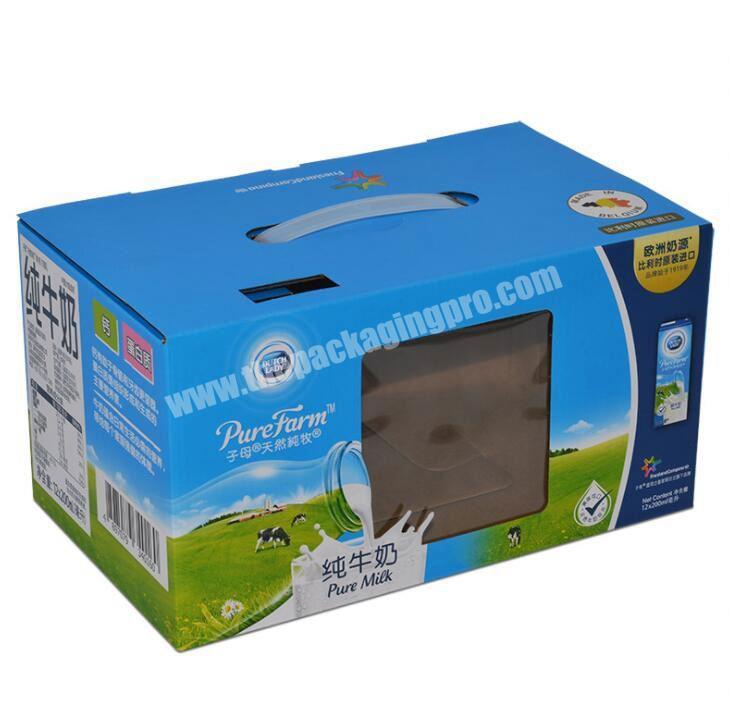 OEM Cheap High Quality Corrugated Cardboard Milk Carton Packaging Box