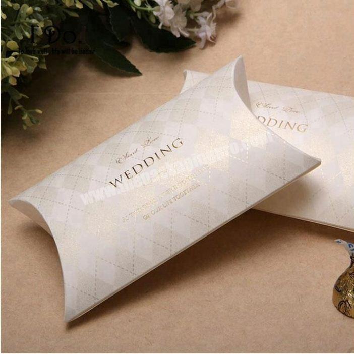 Paper Pillow Box for Hair Extension Packaging Accept Custom Order