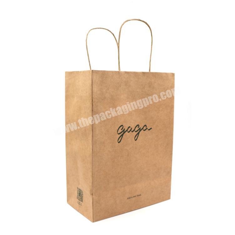 China factory good price customized shopping bag craft paper garment bags