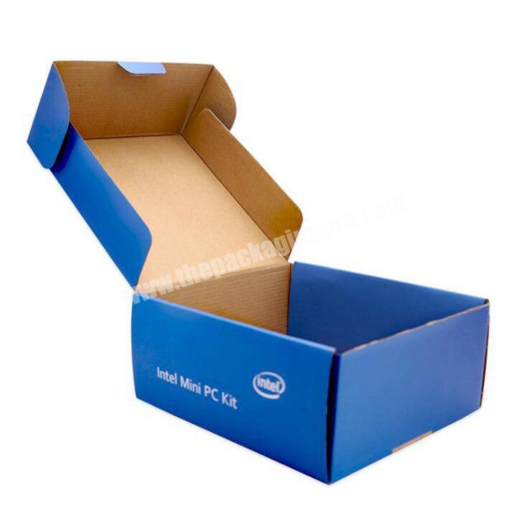 wholesale customized print logo hard paper child black packaging shoes boxes with handle