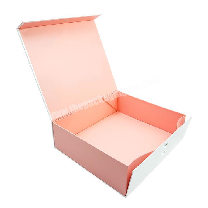 CyGedin Wholesale Suppliers Matte Collapsible Paper Cardboard Magnetic Folding Closure Hot Stamping Logo Custom Wig Gift Box