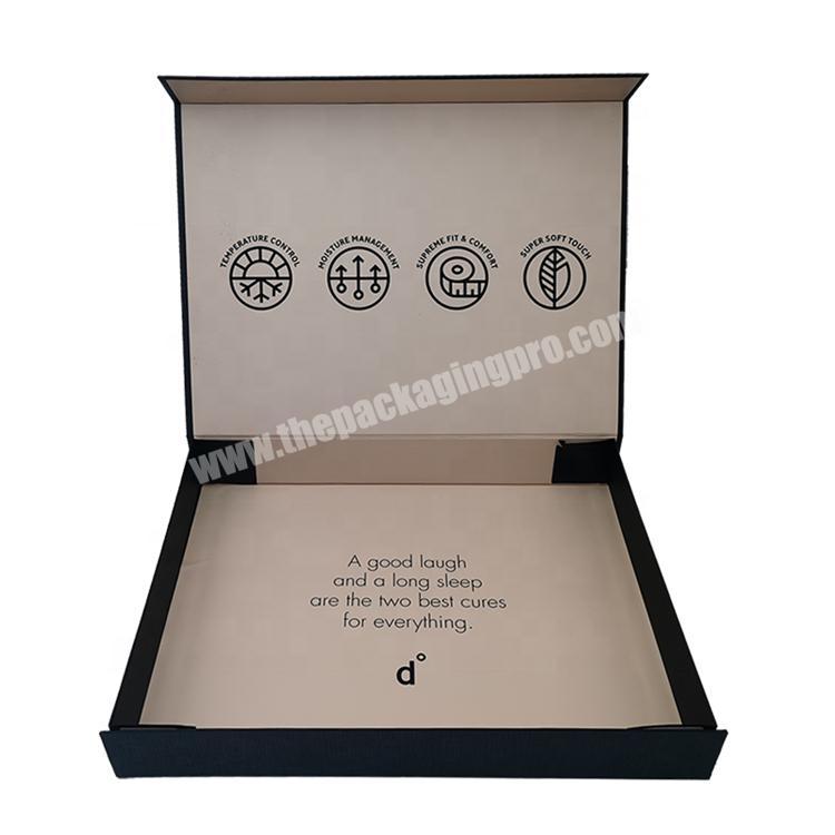 Most Good Feedback Product Top Quality Delicate Black Magnetic Small Box Wholesale Packaging