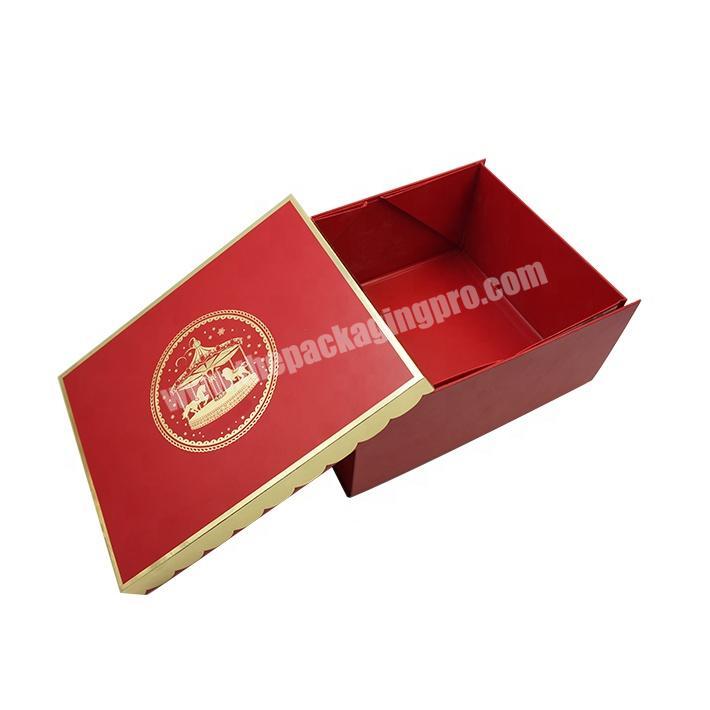 CyGedin High-End Foldable Custom Lid and Base Box Wedding Gift Box With Custom Logo Paper Box