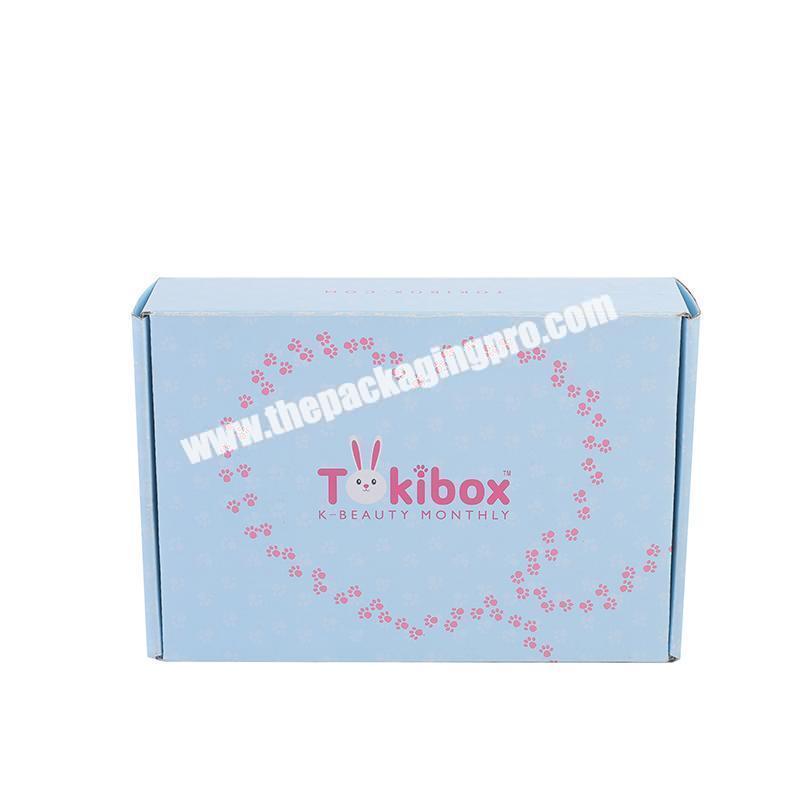 Recycled Custom Logo Printed Box Packaging  Small Cardboard Craft Shipping Boxes For Clothing