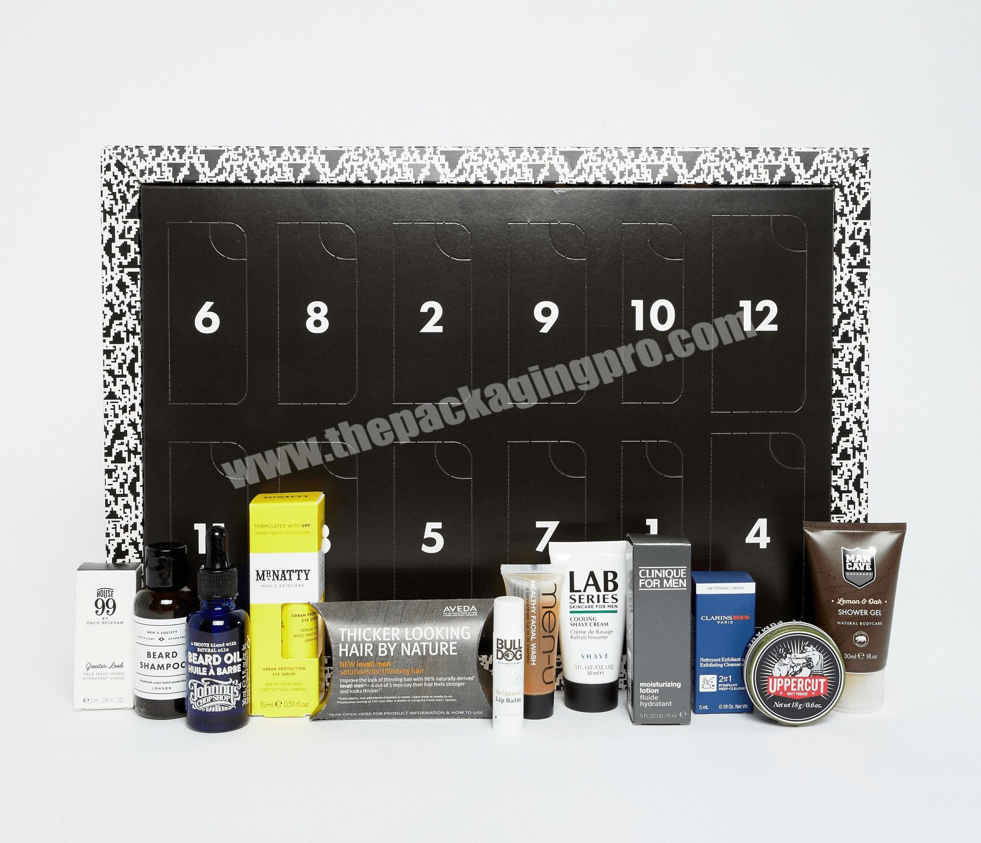 Custom 2021 Popular Style Nice Price Cosmetic Advent Calendar Packaging