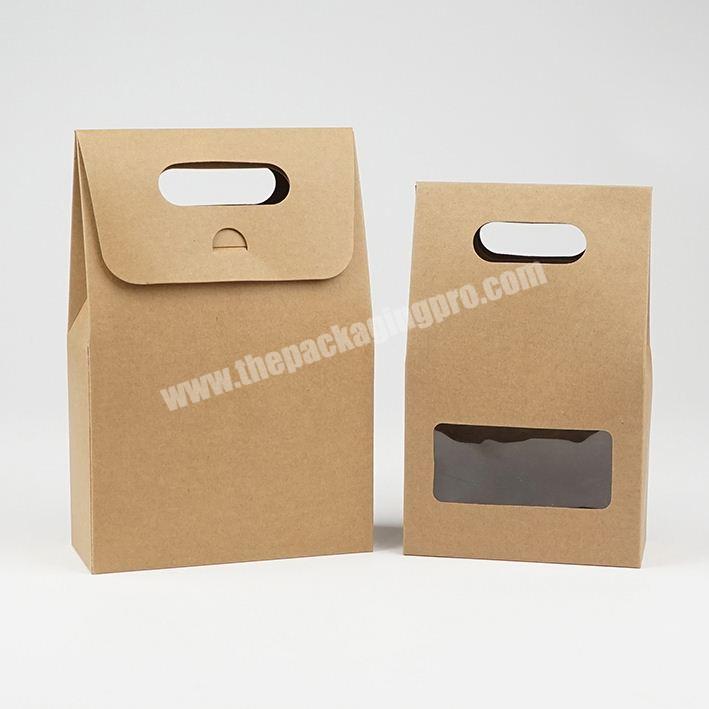 Custom Kraft Paper Gift Box with Clear PVC Window Bulk Buy from China