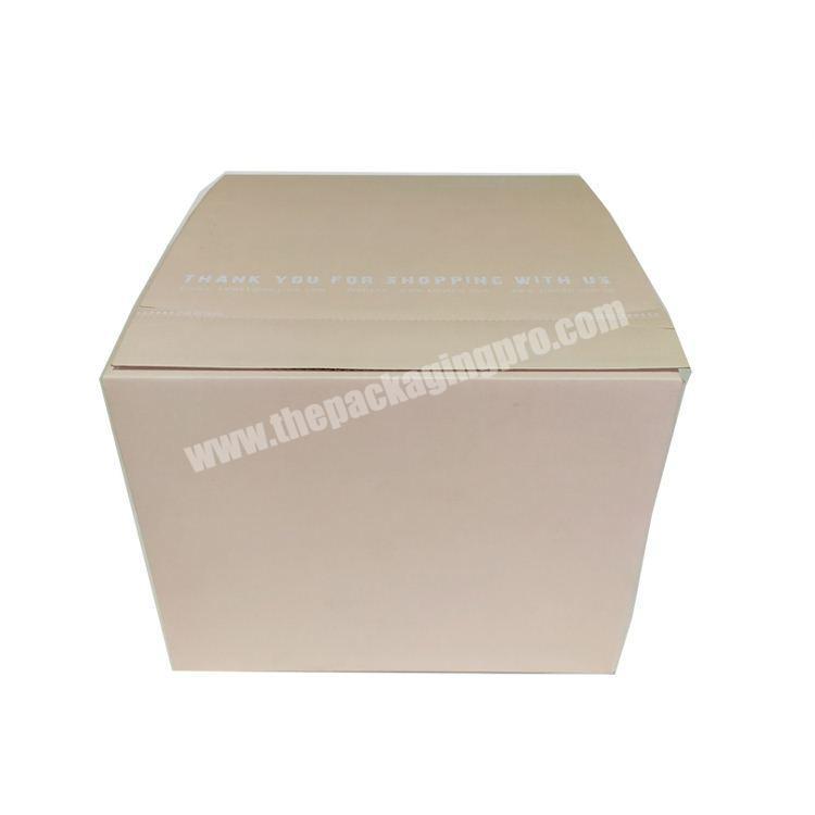 Reusable Flat Packed Shipping Box Wholesale Carton Box with Customized Logo