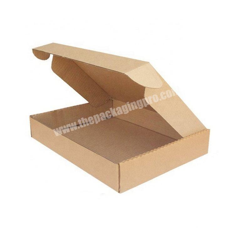 Eco-friendly Customized brown kraft paper packaging box mailing box