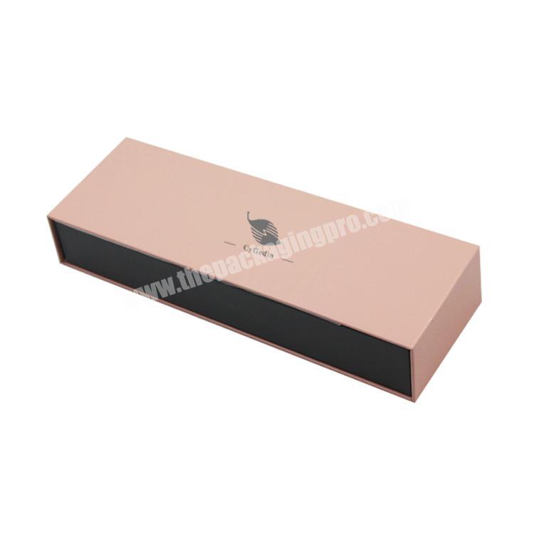 Custom Book Shaped Magnetic Chocolate Truffle&Candy Products Packaging Pink Romantic Box With Single By Single Insert Gift Box