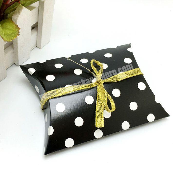 New style gift pillow boxes wholesale custom logo