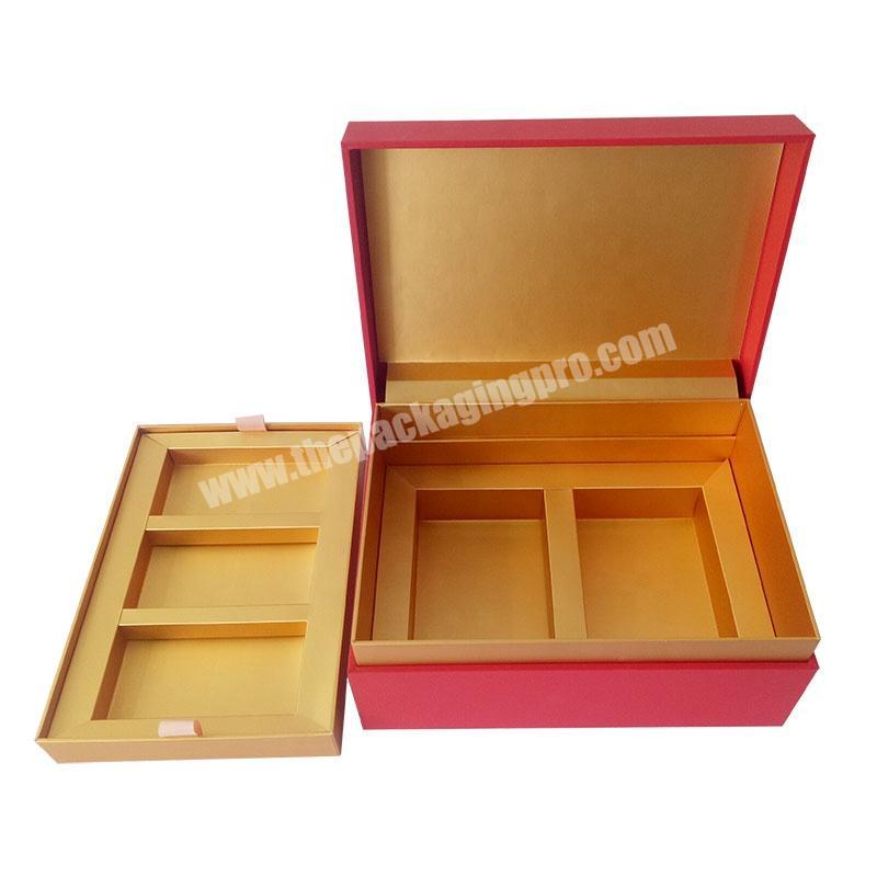 Custom High Quality Tea Packaging Box Rectangle Gift Packaging Wood Paper Boxes