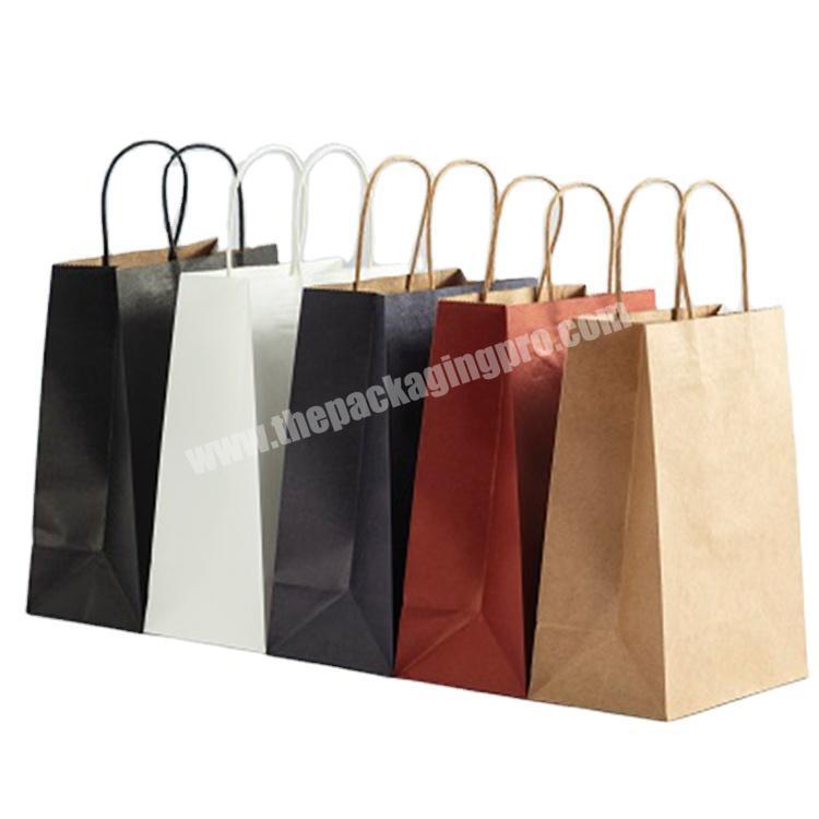 Good quality kraft paper shopping bags kraft paper carrier bag