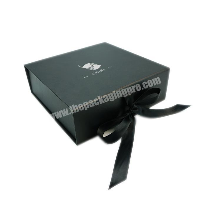Wholesale  Custom Luxury Black Cardboard Packaging  Boxes Gift Boxes
