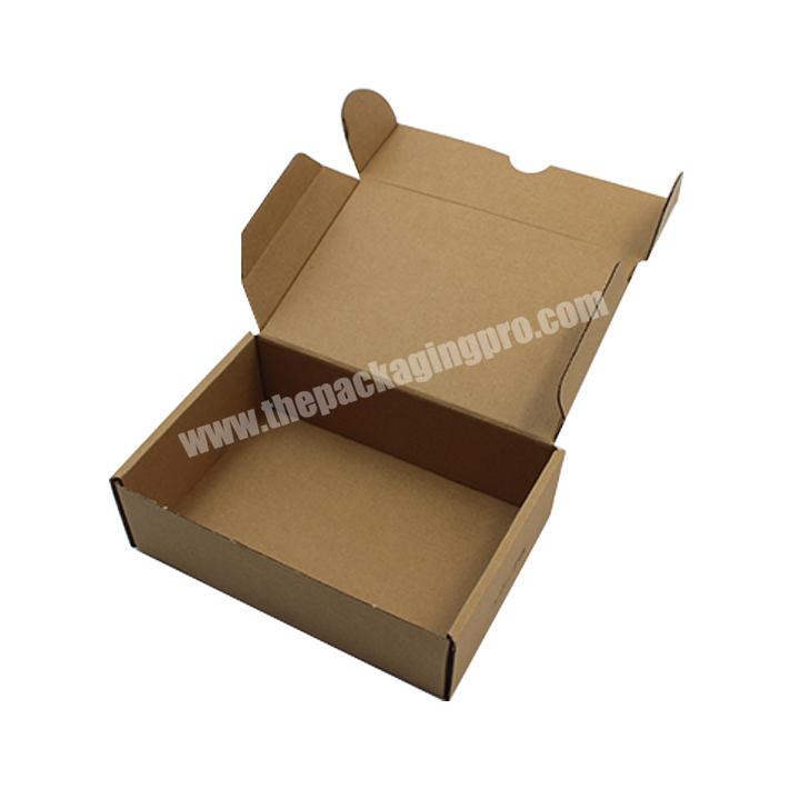 Thickened Kraft Paper Small Gift Packaging Box Natural Brown Cardboard Jewelry Box Blank Kraft Paper Corrugated Box