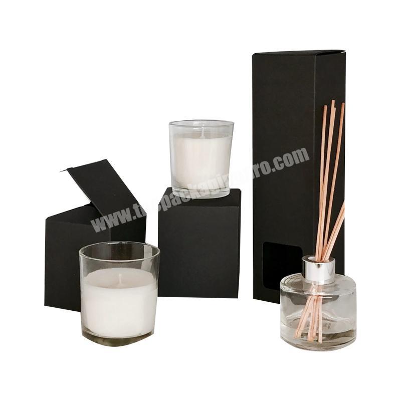Customized packaging white candle box candle packaging gift box with lid boxes for candles