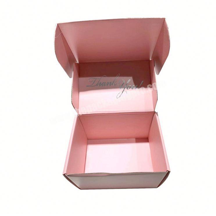 Custom colored cardboard carton packaging corrugated box