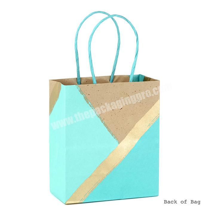 Wholesale Personalised Gift Favor Packaging Luxury Logo Print Paper Bag