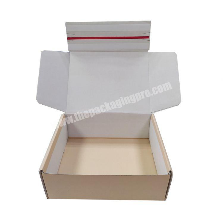 Custom new packing professional certification reusable paper express courier shipping box