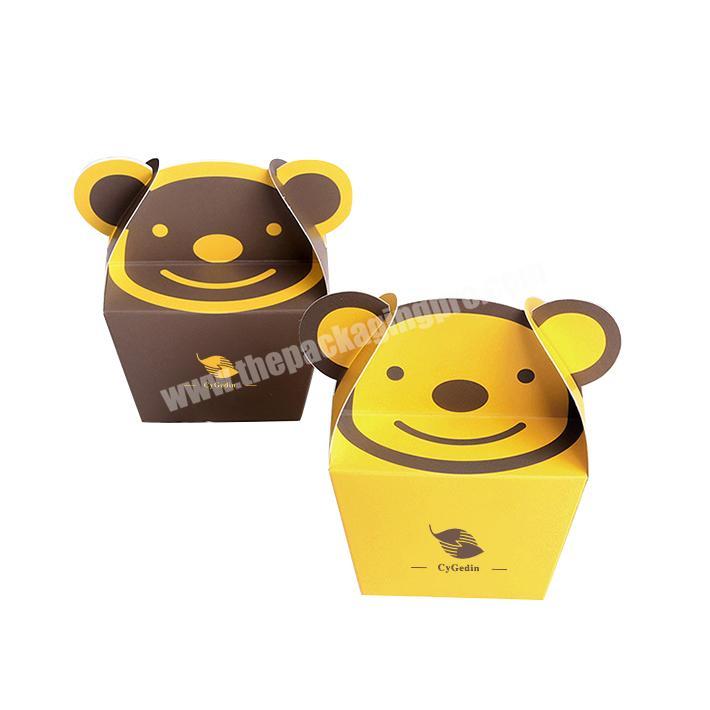 Custom Eco-friendly Foldable Lovely Candy or Cake Paper Box for Children Gift Box Wedding Chocolate Box Customize Logo Printing