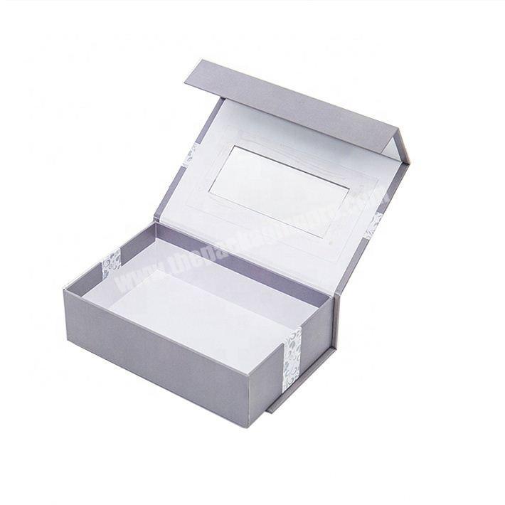 Luxury Gift Paper Box with Magnet Paper Gift Box with Clear PVC Window