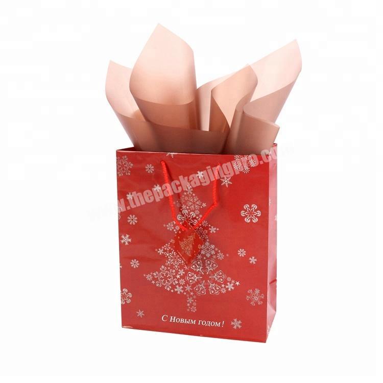 Custom Sizes Personalized Small Gift Shopping Paper Christmas Bag