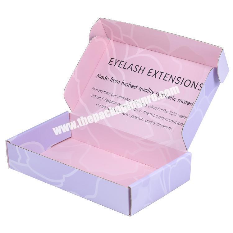 China factory price eco friendly  clothes packaging  corrugated shipping boxes with custom logo