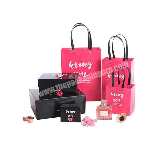 Wholesale Luxury Gift Boxes and Gift Bags in Set Factory Direct Sale