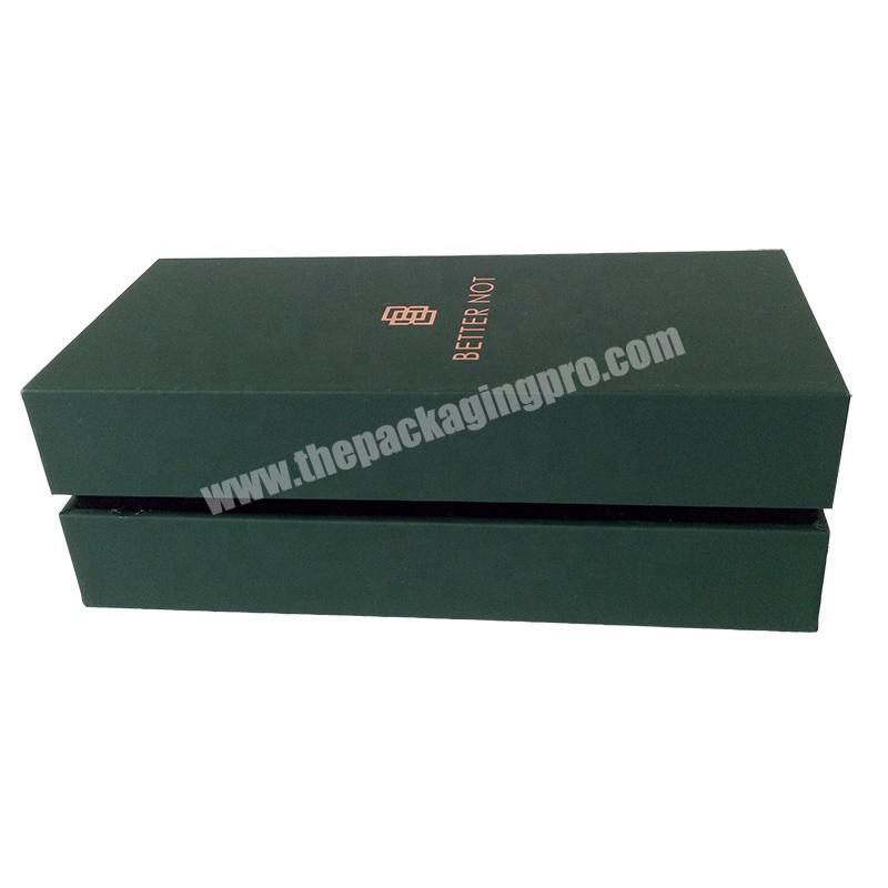Custom Design Rigid Cardboard Paper Gift Box With Foam Inside Lid Boxes