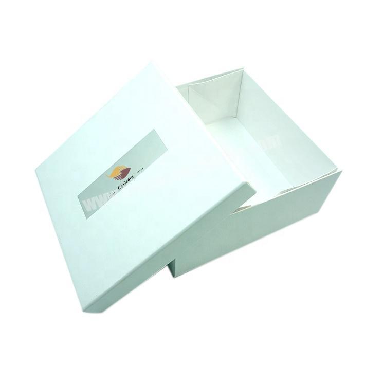 Cygedin Customized Size Luxury Material Flip Top Collapsible Rigid Folding Paper Box for Cosmetics