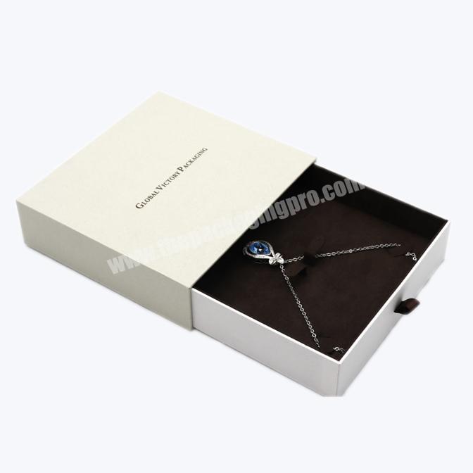 Custom Design Drawer Jewelry Box Cardboard Jewelry Packaging Boxes