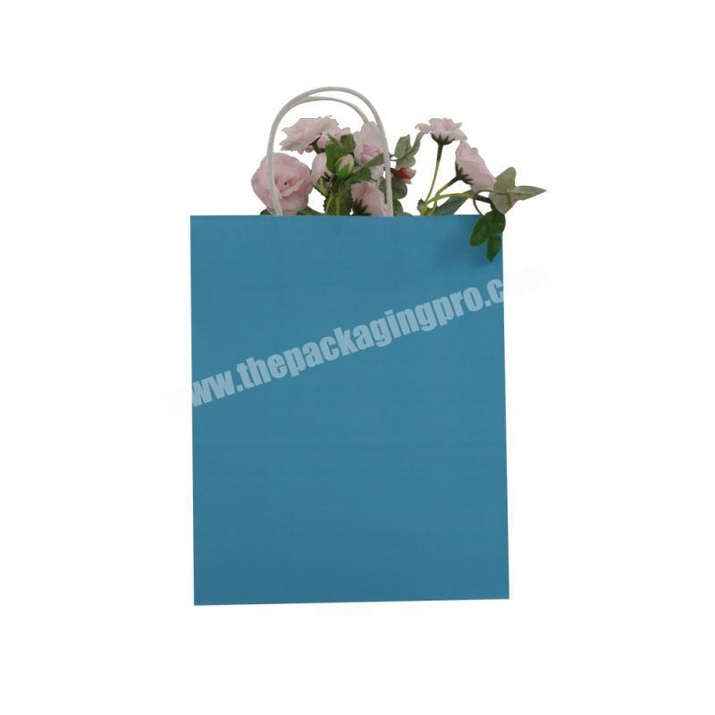 Favorable price kraft paper bag waterproof multicolor kraft paper bag with handle