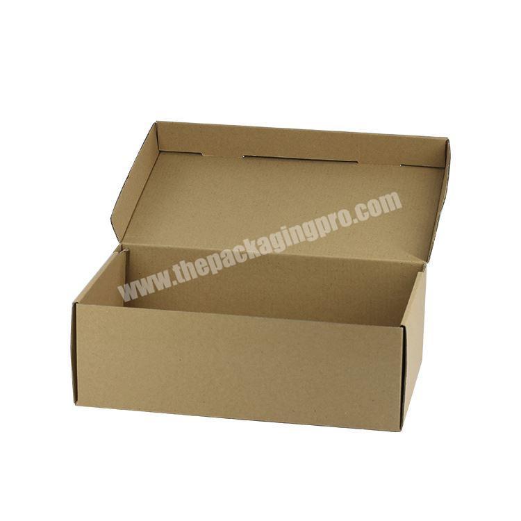 High End Custom Brown Cardboard Garment Kraft Paper Packaging Box and Tissue Paper